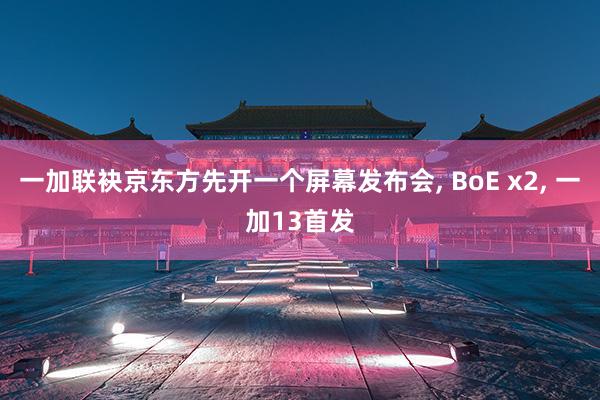 一加联袂京东方先开一个屏幕发布会, BoE x2, 一加13首发