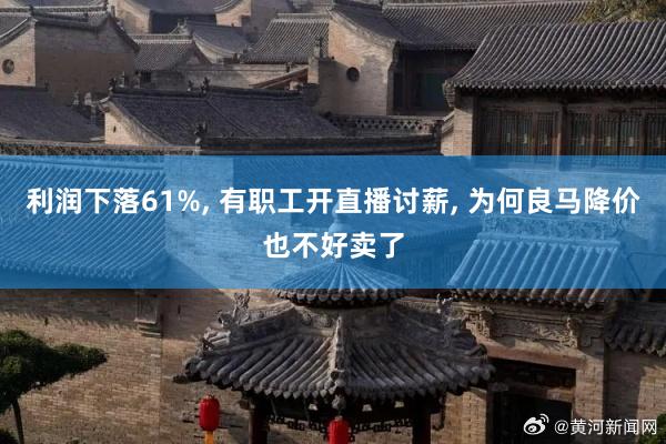 利润下落61%, 有职工开直播讨薪, 为何良马降价也不好卖了